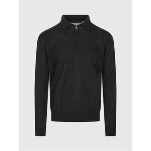 Kiton Polo Shirt Men Grey